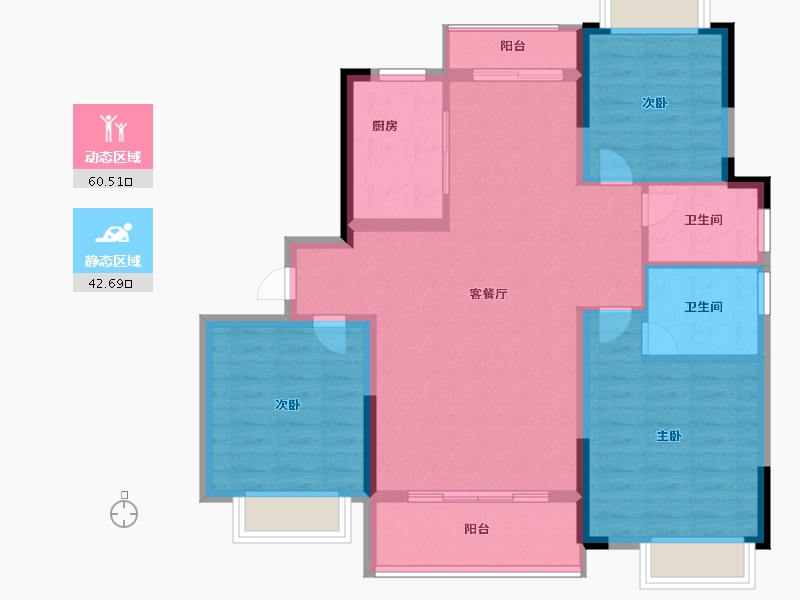 江西省-抚州市-成功玖郡-93.00-户型库-动静分区