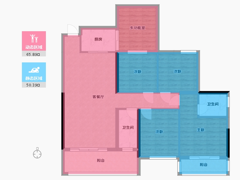 广西壮族自治区-河池市-麒麟华府-115.00-户型库-动静分区