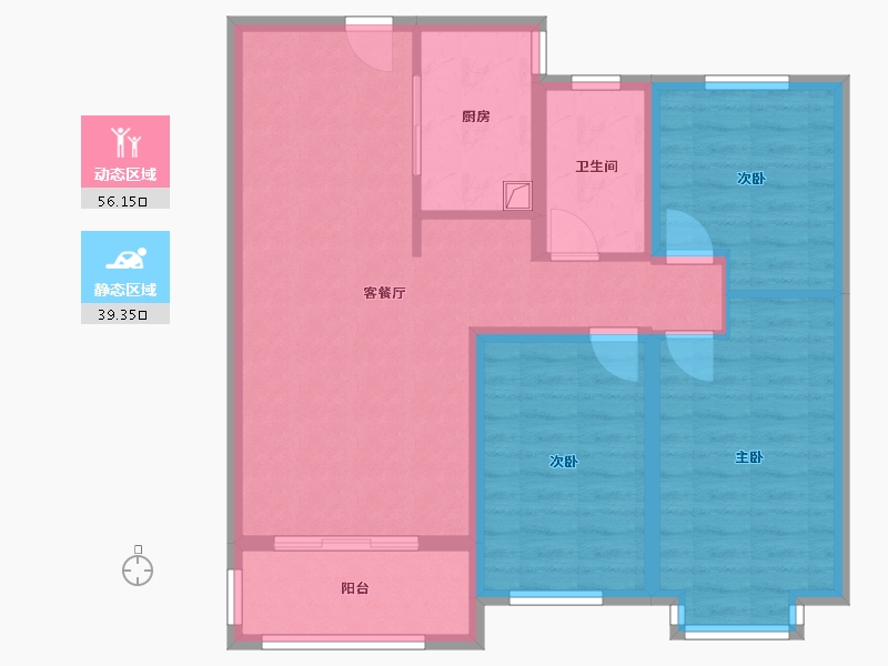 河北省-衡水市-德源上东区-85.17-户型库-动静分区