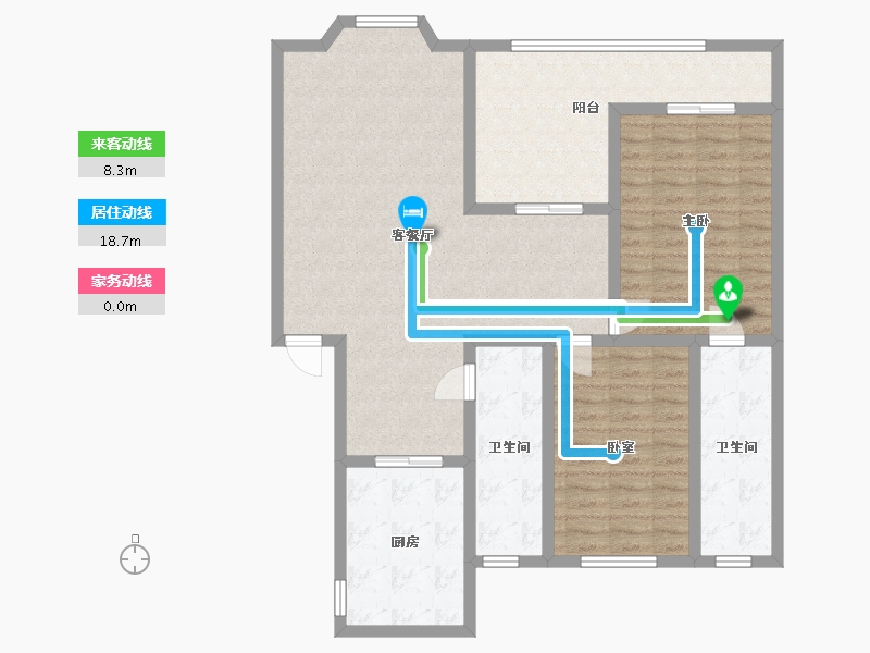 四川省-绵阳市-明园小区-120.00-户型库-动静线