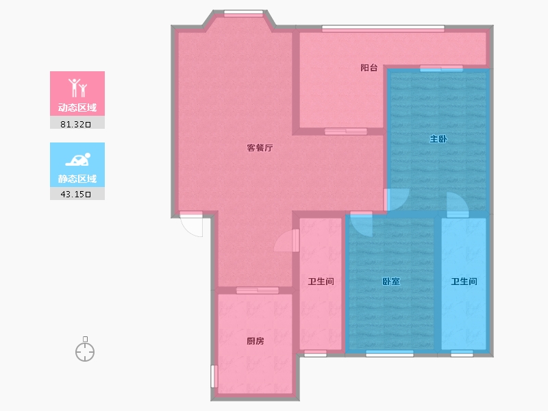 四川省-绵阳市-明园小区-120.00-户型库-动静分区