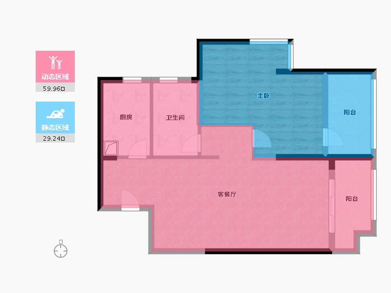 广东省-惠州市-利德悦府-80.00-户型库-动静分区