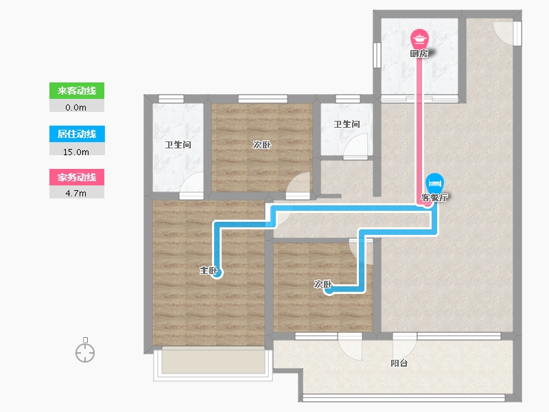 山东省-青岛市-融海·启城-99.00-户型库-动静线