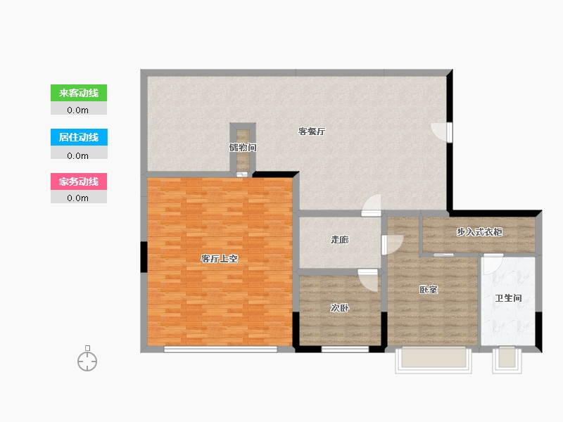 陕西省-西安市-御锦城-136.76-户型库-动静线