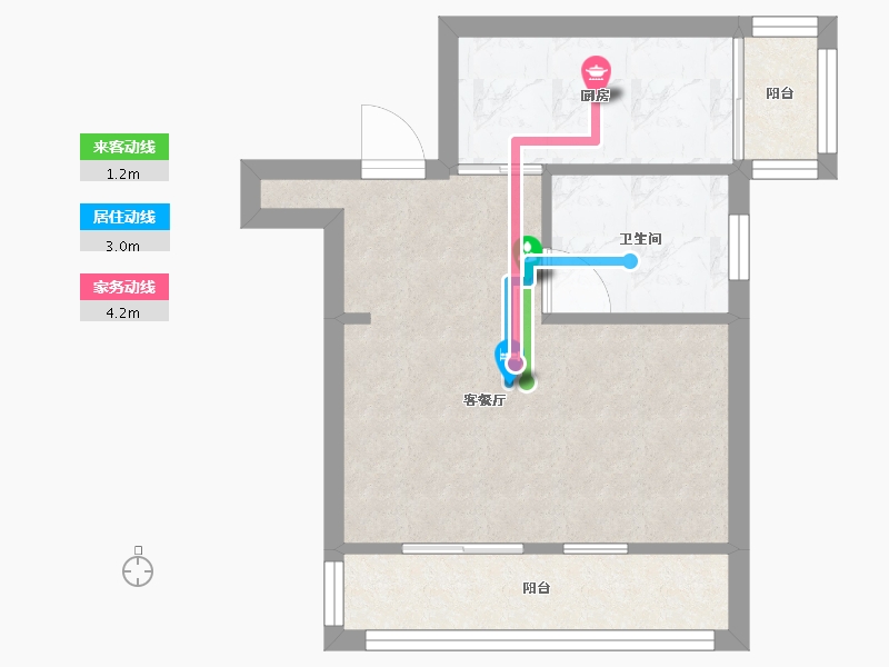 天津-天津市-阳城里-36.47-户型库-动静线