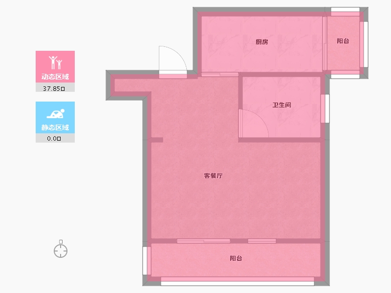 天津-天津市-阳城里-36.47-户型库-动静分区