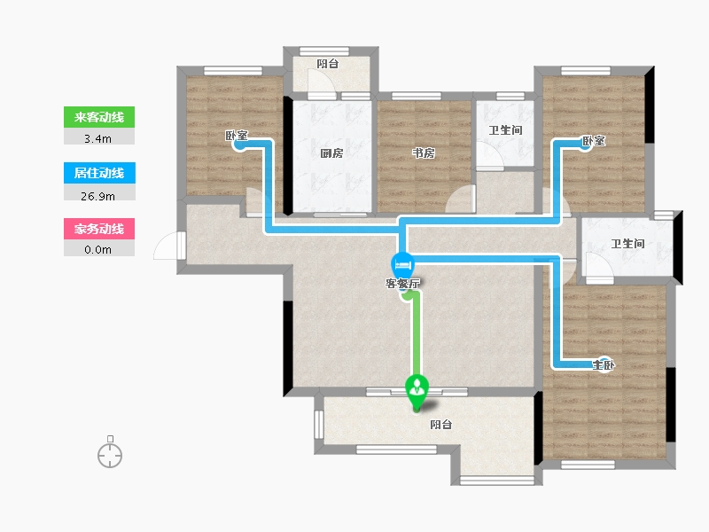 四川省-成都市-中铁卓著-114.30-户型库-动静线