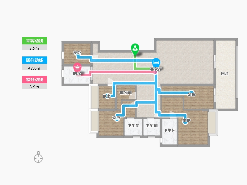 广东省-韶关市-外滩华府-155.20-户型库-动静线