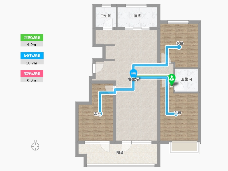 山东省-济南市-富华家园-97.63-户型库-动静线