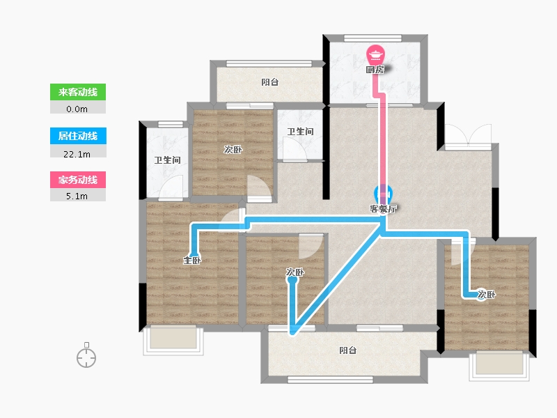 河南省-周口市-周口城投·华府-116.00-户型库-动静线