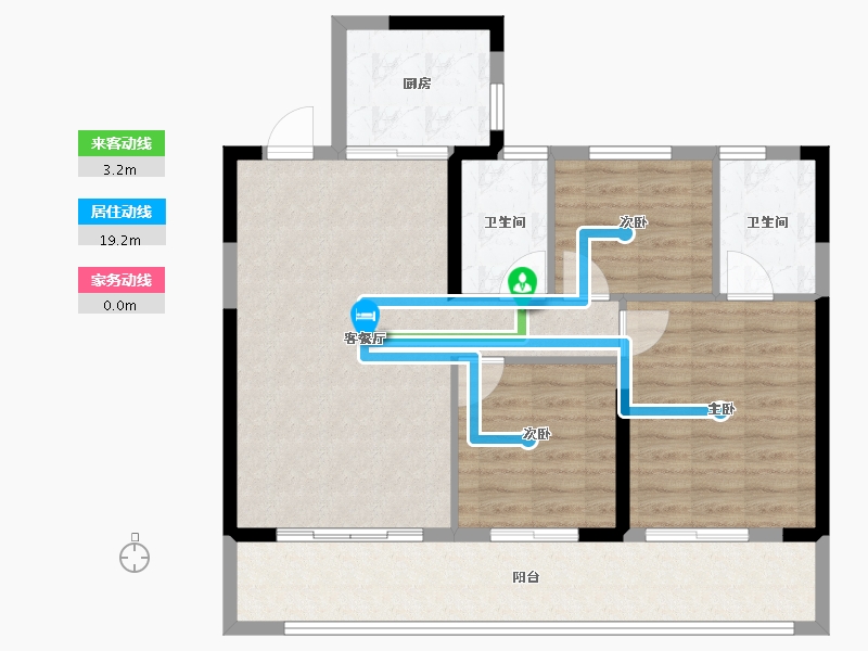 安徽省-合肥市-保利拾光年-91.00-户型库-动静线