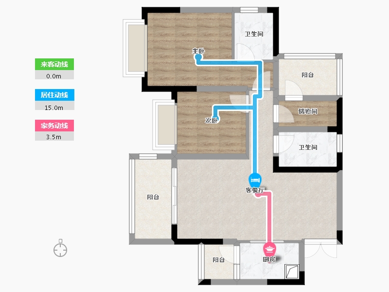 四川省-成都市-君悦时代-78.30-户型库-动静线