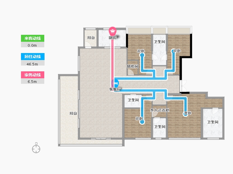 四川省-成都市-中港东湖壹号-224.00-户型库-动静线