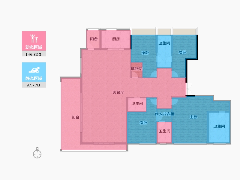 四川省-成都市-中港东湖壹号-224.00-户型库-动静分区