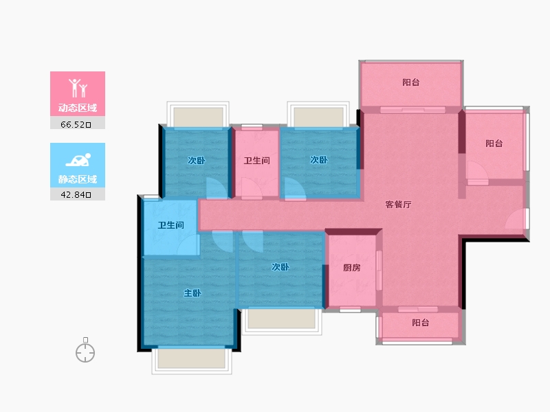 广东省-惠州市-瑞禧园-97.16-户型库-动静分区