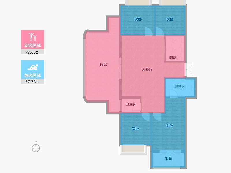 福建省-福州市-中建元亨府-120.11-户型库-动静分区