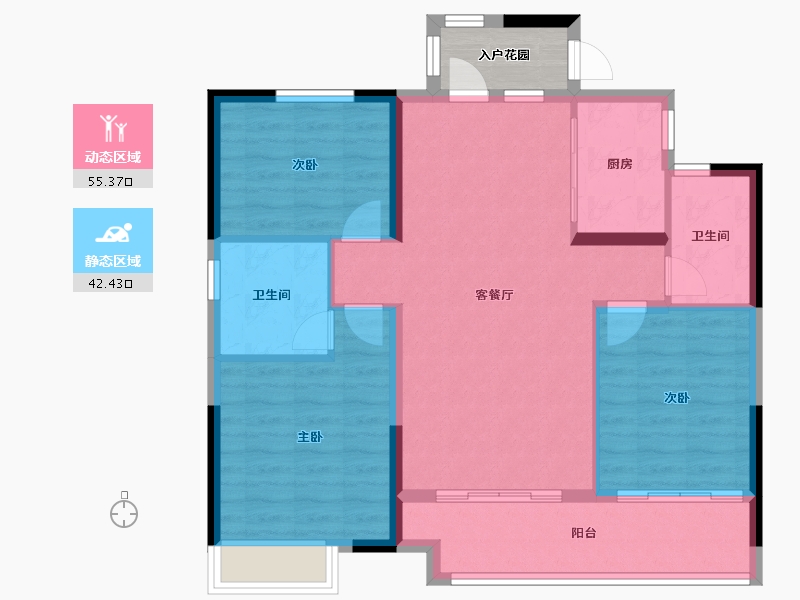 江西省-抚州市-中奥君柏宸央-92.01-户型库-动静分区