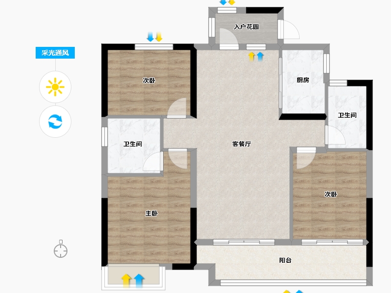 江西省-抚州市-中奥君柏宸央-92.01-户型库-采光通风