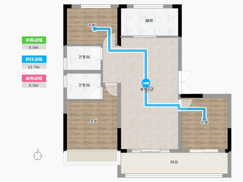 安徽省-阜阳市-万像一号院-94.00-户型库-动静线