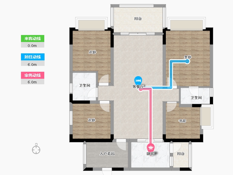 四川省-成都市-熙畔别院-113.04-户型库-动静线