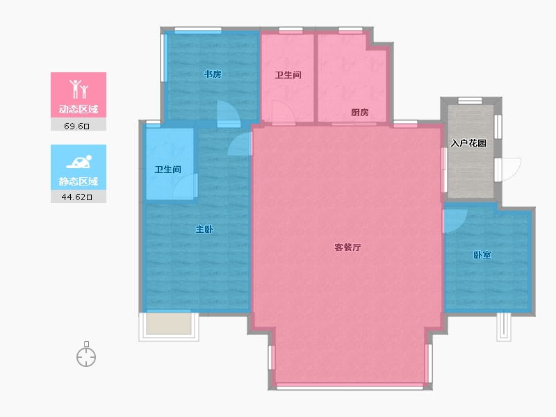 广西壮族自治区-柳州市-明玥山语-111.00-户型库-动静分区