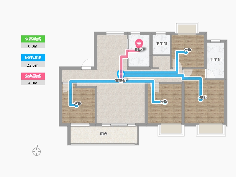 江西省-抚州市-喜乐壹号院-97.00-户型库-动静线