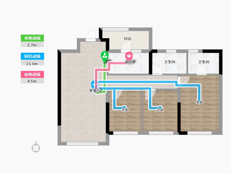 四川省-成都市-德信东原印江宸-79.06-户型库-动静线