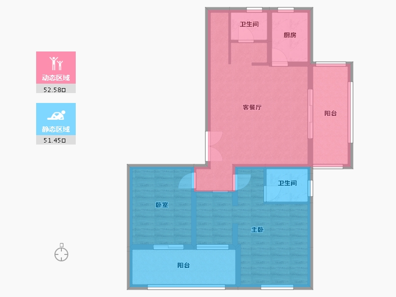 河南省-安阳市-弘景上院-96.15-户型库-动静分区