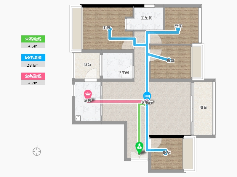 广东省-深圳市-佳园-103.30-户型库-动静线