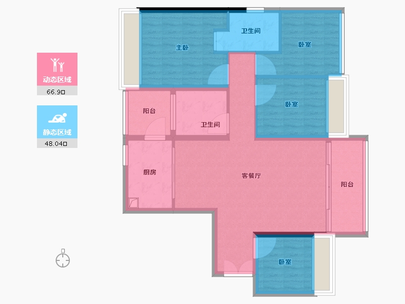 广东省-深圳市-佳园-103.30-户型库-动静分区