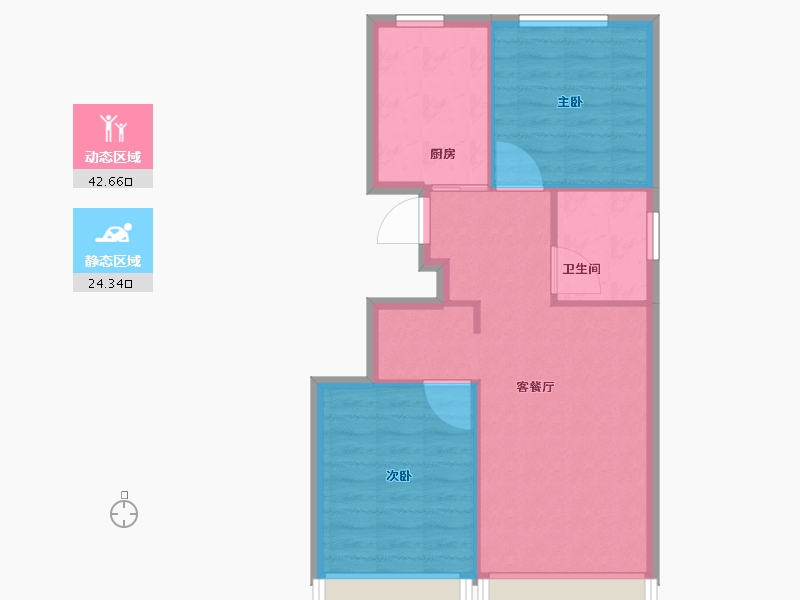 北京-北京市-北京建工·揽星宸-60.80-户型库-动静分区