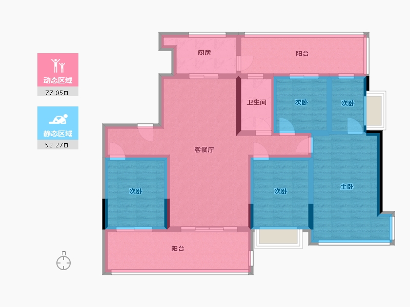 河南省-驻马店市-湖滨国际-114.60-户型库-动静分区