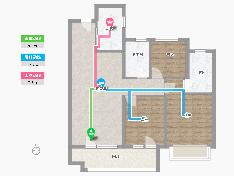 山东省-聊城市-湖语上院-79.14-户型库-动静线