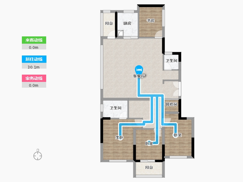 四川省-成都市-建发天府养云-116.12-户型库-动静线