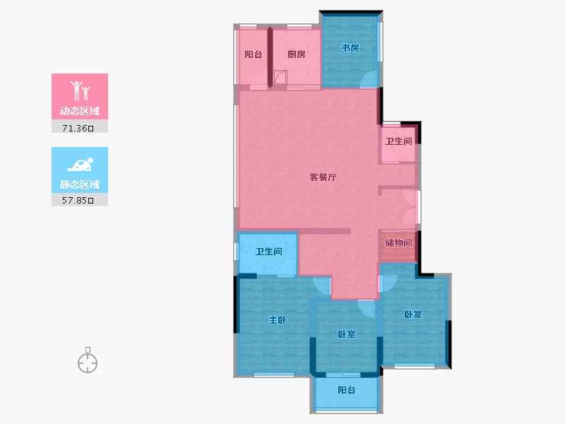 四川省-成都市-建发天府养云-116.12-户型库-动静分区