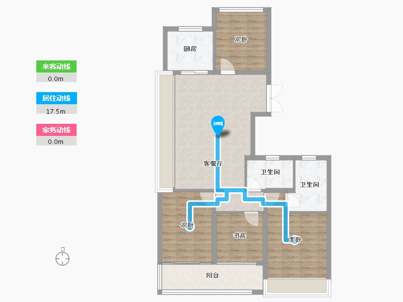 浙江省-温州市-东厦滨江上品-94.49-户型库-动静线