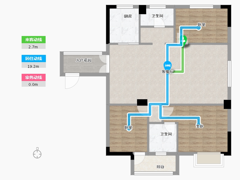 浙江省-台州市-前江上城-92.25-户型库-动静线