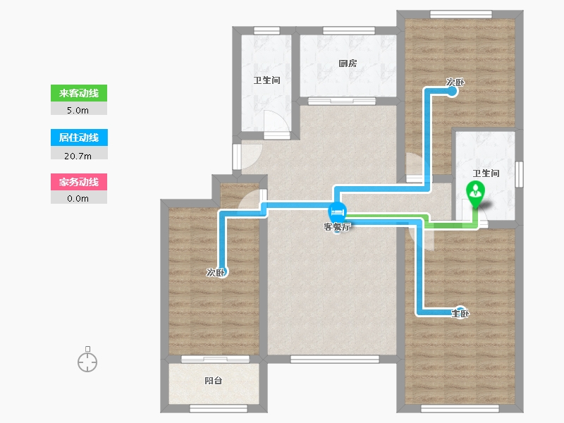 山东省-潍坊市-民生璞悦里-108.00-户型库-动静线