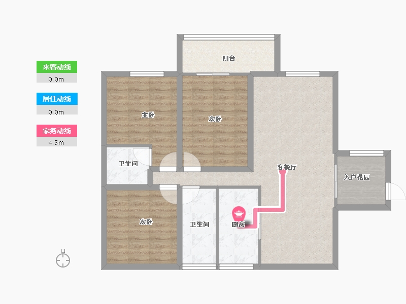 广东省-深圳市-和成世纪名园-93.50-户型库-动静线