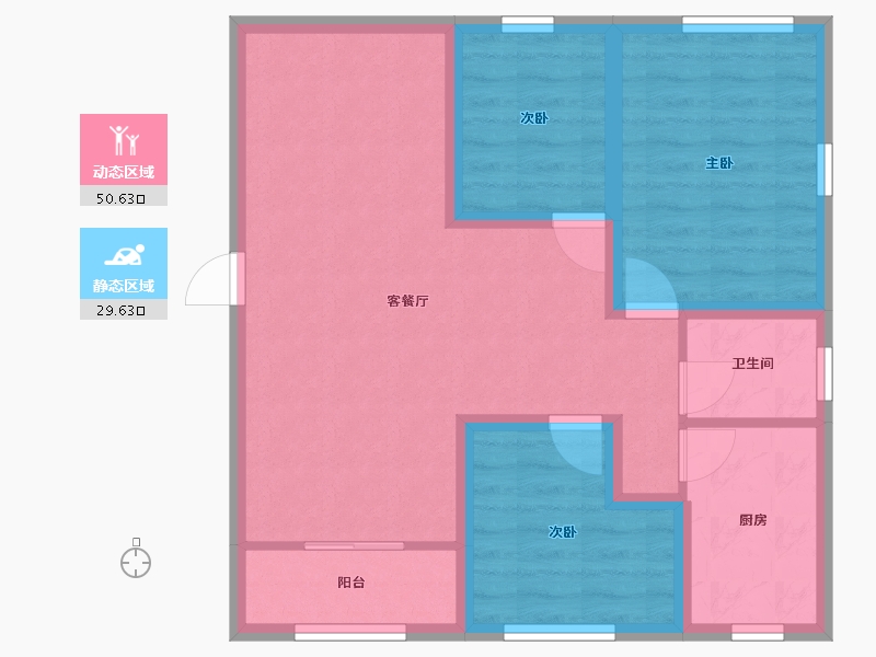 广东省-深圳市-大塘垅小区-71.06-户型库-动静分区