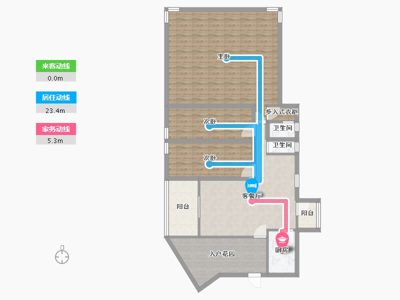 广东省-深圳市-鸿翔花园-108.91-户型库-动静线