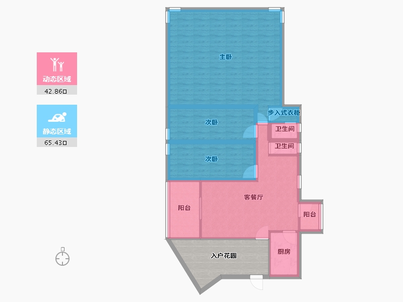 广东省-深圳市-鸿翔花园-108.91-户型库-动静分区