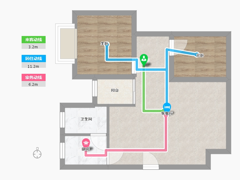 广东省-深圳市-时代骄子大厦-47.60-户型库-动静线