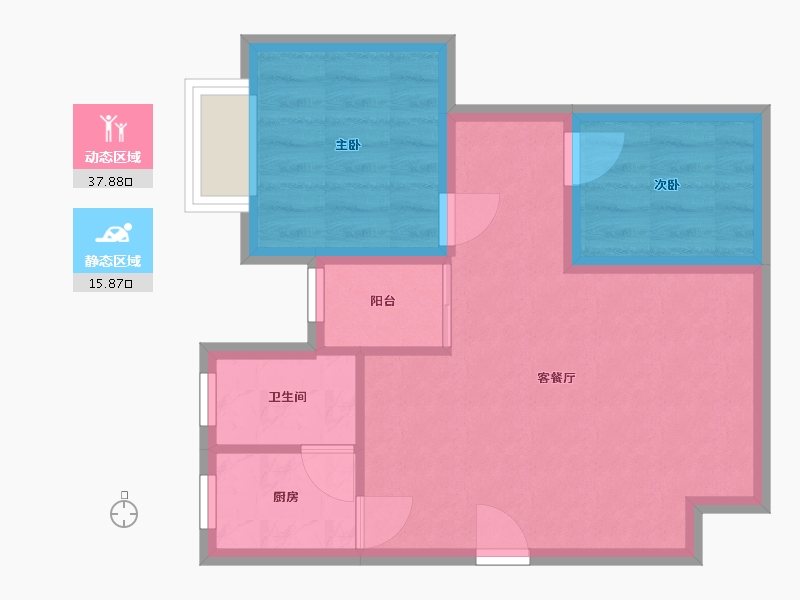 广东省-深圳市-时代骄子大厦-47.60-户型库-动静分区