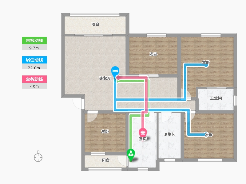 广东省-深圳市-和平大院-112.25-户型库-动静线