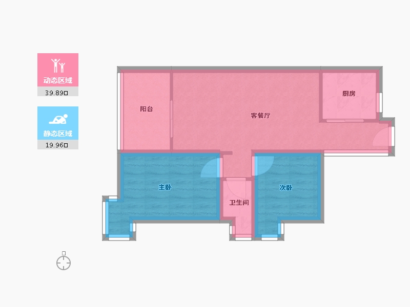 广东省-深圳市-洪湖东岸-52.42-户型库-动静分区