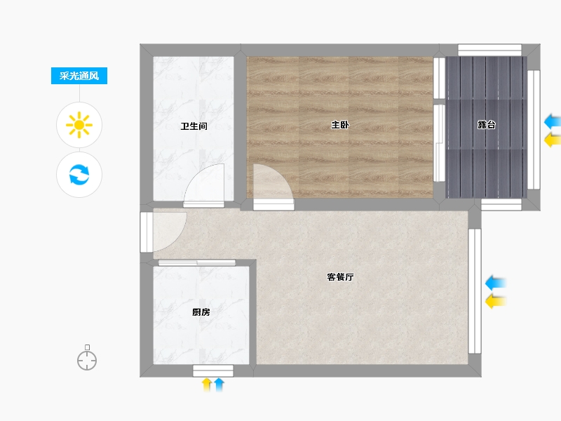 广东省-深圳市-碧榕湾-38.02-户型库-采光通风