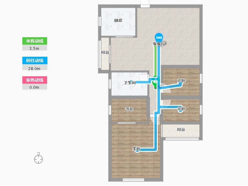 广东省-深圳市-万象新园-88.26-户型库-动静线