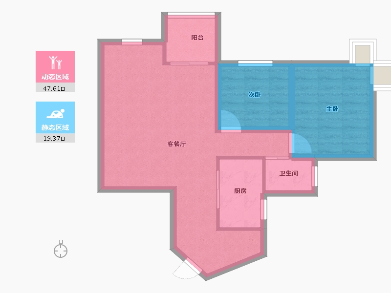 广东省-深圳市-泊林花园-59.60-户型库-动静分区