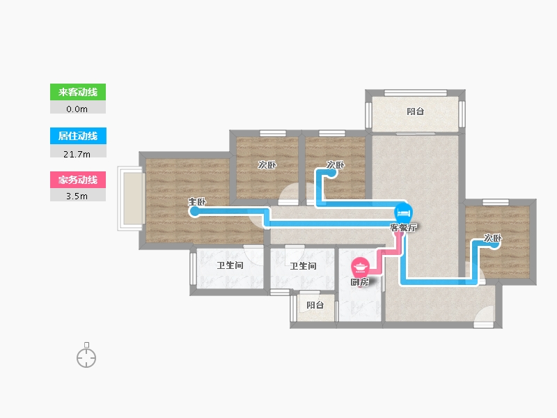 广东省-深圳市-星河银湖谷-82.43-户型库-动静线